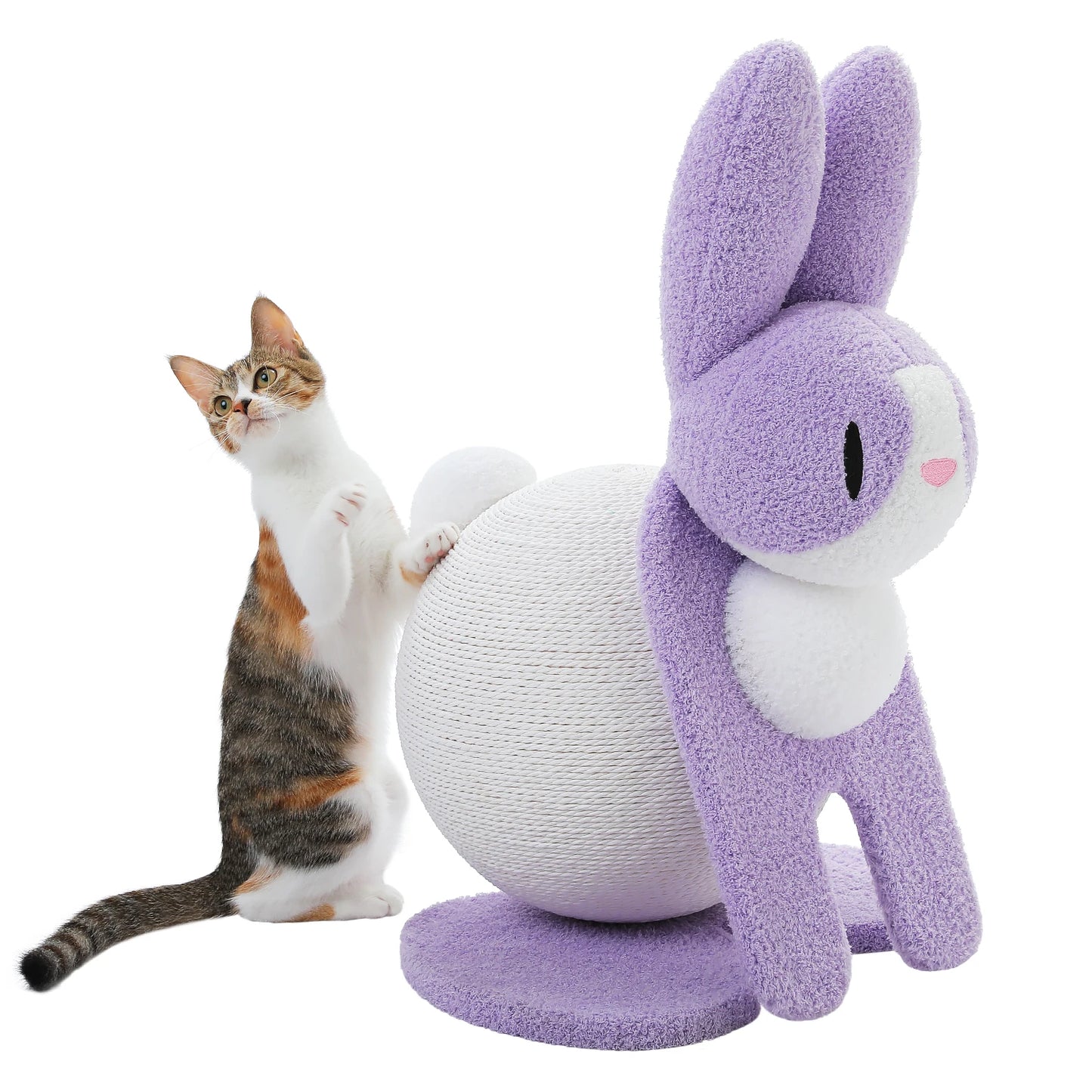 Adorable Bunny-Shaped Cat Scratching Post - Two Colors